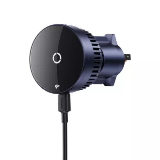 Baseus MagPro Magnethalterung mit drahtloser Aufladung 15W Schwarz Baseus MagPro Magnethalterung mit drahtloser Aufladung 15W Schwarz