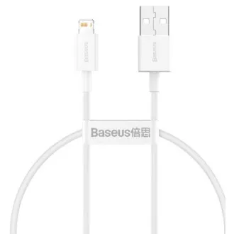 Baseus CALYS-02 Superior Schnell-Ladekabel Lightning 2.4A 0.25m Weiß