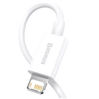 Baseus CALYS-02 Superior Schnell-Ladekabel Lightning 2.4A 0.25m Weiß