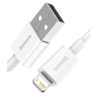 Baseus CALYS-02 Superior Schnell-Ladekabel Lightning 2.4A 0.25m Weiß