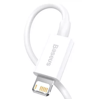 Baseus CALYS-B02 Superior Schnellladekabel Lightning 2.4A 1.5m Weiß