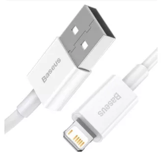 Baseus CALYS-B02 Superior Schnellladekabel Lightning 2.4A 1.5m Weiß
