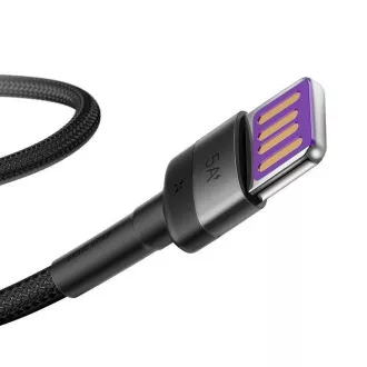Baseus CATKLF-PG1 Cafule Schnelllade-Datenkabel USB Doppelseitig zu USB 40W 1m Grau/Schwarz