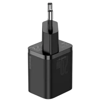 Baseus CCSUP-B01 Super Si Schnellladegerät USB-C 20W Schwarz Baseus CCSUP-B01 Super Si Schnellladegerät USB-C 20W Schwarz