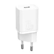 Baseus CCSUP-B02 Super Si Schnellladegerät USB-C 20W Weiß