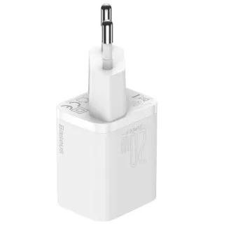 Baseus CCSUP-B02 Super Si Schnellladegerät USB-C 20W Weiß Baseus CCSUP-B02 Super Si Schnellladegerät USB-C 20W Weiß