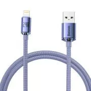 Baseus CAJY000005 Crystal Shine Serie Datenkabel USB - Lightning 20W 1.2m Lila