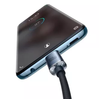 Baseus CAJY000701 Crystal Shine Series Datenkabel USB-C - USB-C 100W 2m Schwarz