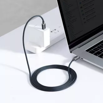 Baseus CAJY000701 Crystal Shine Series Datenkabel USB-C - USB-C 100W 2m Schwarz