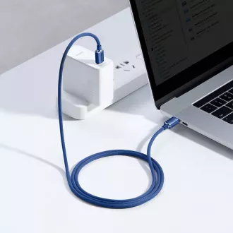 Baseus CAJY000603 Crystal Shine Series Datenkabel USB-C - USB-C 100W 1.2m Blau