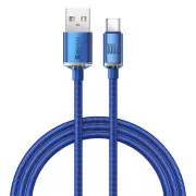 Baseus CAJY000403 Crystal Shine Series Datenkabel USB - USB-C 100W 1.2m Blau