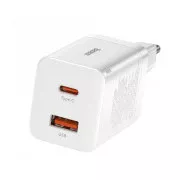 Baseus CCSUPP-E02 Super Si Schnellladegerät USB   USB-C 30W Weiß