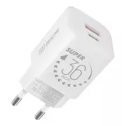 PAKET:ME GaN Reise-Ladegerät USB-A   USB-C 36W Weiß