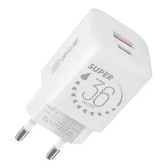 PAKET:ME GaN Reise-Ladegerät USB-A   USB-C 36W Weiß