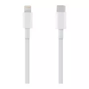 PAKET:ME Schnelllade-USB-C/Blitzkabel 1m Weiß
