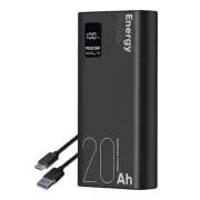 PAKET:ME EnergyPulse Powerbank 20000mAh 22.5W Schwarz