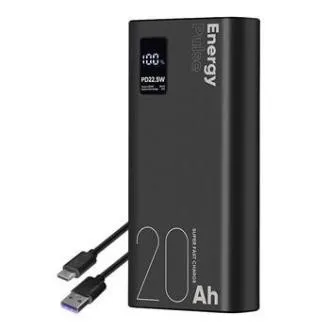 PAKET:ME EnergyPulse Powerbank 20000mAh 22.5W Schwarz PAKET:ME EnergyPulse Powerbank 20000mAh 22.5W Schwarz