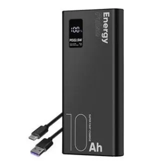 PAKET:ME EnergyPulse Powerbank 10000mAh 22.5W Schwarz PAKET:ME EnergyPulse Powerbank 10000mAh 22.5W Schwarz
