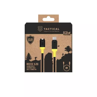 Tactical Recce 3:20 Kabel für Garmin USB-C Schwarz/Gelb Tactical Recce 3:20 Kabel für Garmin USB-C Schwarz/Gelb