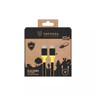 Tactical BlackBird USB4 Kabel 1m schwarz/gelb Tactical BlackBird USB4 Kabel 1m schwarz/gelb