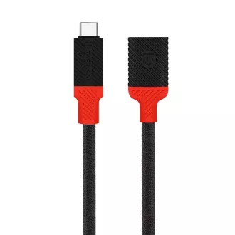 Taktischer Pin4Fun Adapter USB-C/Blitz 0,1m Schwarz/Rot