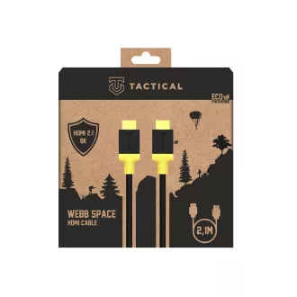 Tactical Webb Space HDMI 2.1 8K 2.1m Schwarz/Gelb Tactical Webb Space HDMI 2.1 8K 2.1m Schwarz/Gelb