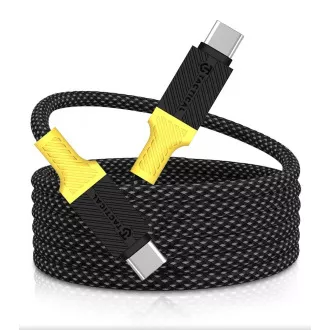Tactical MagRope USB-C/USB-C 1m Schwarz/Gelb Tactical MagRope USB-C/USB-C 1m Schwarz/Gelb