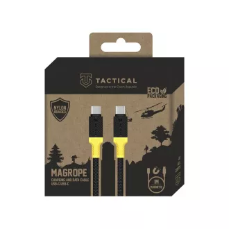 Tactical MagRope USB-C/USB-C 1m Schwarz/Gelb Tactical MagRope USB-C/USB-C 1m Schwarz/Gelb