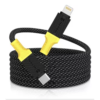 Taktisches MagRope USB-C/Blitz 1m schwarz/gelb Taktisches MagRope USB-C/Blitz 1m schwarz/gelb