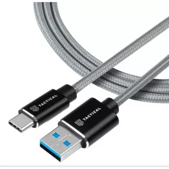 Taktisches Schnellseil Aramidkabel USB-A/USB-C 2m Grau Taktisches Schnellseil Aramidkabel USB-A/USB-C 2m Grau