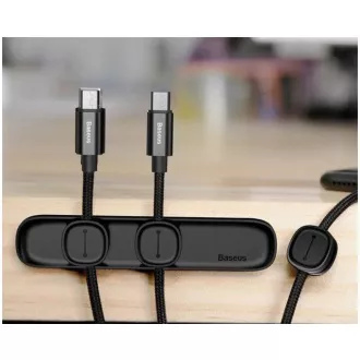 Baseus ACWDJ-01L Erbsen Kabel-Organizer Schwarz Baseus ACWDJ-01L Erbsen Kabel-Organizer Schwarz