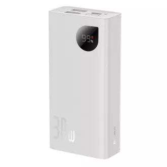 Baseus Adaman2 Powerbank 10000 mAh 30W 2xUSB/USB-C weiß Baseus Adaman2 Powerbank 10000 mAh 30W 2xUSB/USB-C weiß