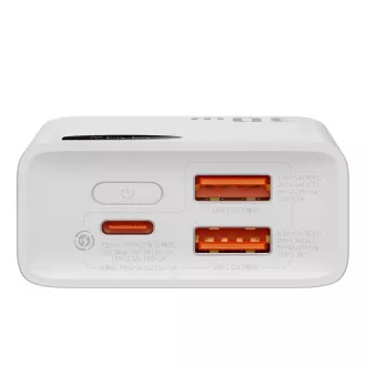 Baseus Adaman2 Powerbank 10000 mAh 30W 2xUSB/USB-C weiß Baseus Adaman2 Powerbank 10000 mAh 30W 2xUSB/USB-C weiß