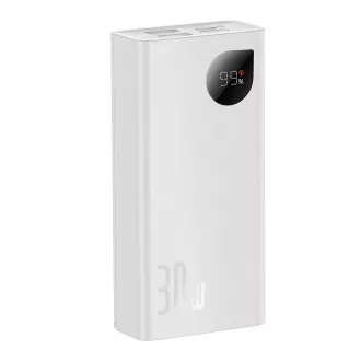 Baseus Adaman2 Powerbank 10000 mAh 30W 2xUSB/USB-C weiß Baseus Adaman2 Powerbank 10000 mAh 30W 2xUSB/USB-C weiß
