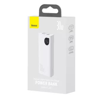 Baseus Adaman2 Powerbank 10000 mAh 30W 2xUSB/USB-C weiß Baseus Adaman2 Powerbank 10000 mAh 30W 2xUSB/USB-C weiß