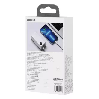 Baseus Adaman2 Powerbank 10000 mAh 30W 2xUSB/USB-C weiß Baseus Adaman2 Powerbank 10000 mAh 30W 2xUSB/USB-C weiß