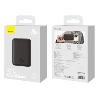 Baseus Magnetische Powerbank 10000mAh 20W Schwarz Baseus Magnetische Powerbank 10000mAh 20W Schwarz