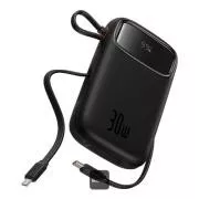 Baseus Powerbank Qpow 10000mAh 30W schwarz mit USB-C Kabel