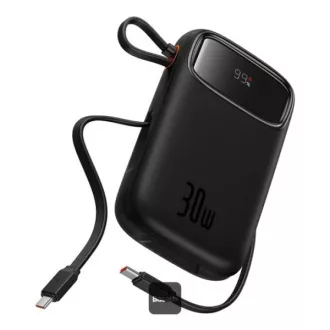 Baseus Powerbank Qpow 10000mAh 30W schwarz mit USB-C Kabel