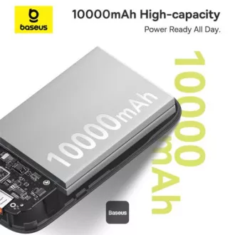 Baseus Powerbank Qpow 10000mAh 30W schwarz mit USB-C Kabel