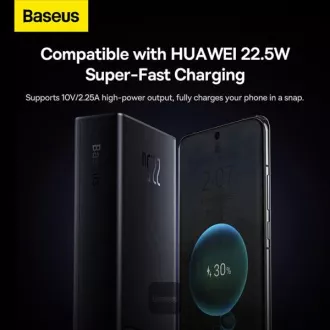 Baseus Powerbank Star-Lord 30000 mAh 22,5W USB/USB-C schwarz