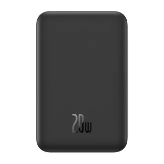 Baseus Powerbank Mini mit drahtloser Aufladung 5000 mAh 20W USB-C schwarz