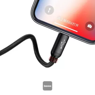 Baseus Datenkabel 3in1 microUSB Lightning USB-C 1.2m 3.5A