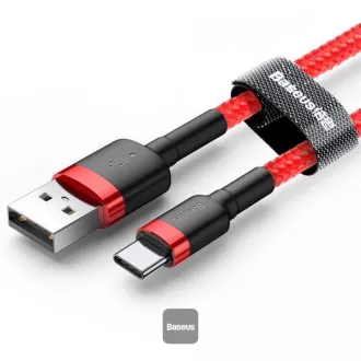 Baseus Datenkabel Cafule USB-C 2m 2A rot Baseus Datenkabel Cafule USB-C 2m 2A rot