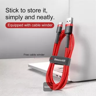Baseus Datenkabel Cafule USB-C 2m 2A rot Baseus Datenkabel Cafule USB-C 2m 2A rot