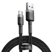 Baseus Datenkabel Cafule USB-C 2m 2A grau-schwarz