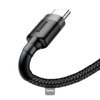 Baseus Datenkabel Cafule USB-C 2m 2A grau-schwarz Baseus Datenkabel Cafule USB-C 2m 2A grau-schwarz