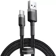 Baseus Datenkabel Cafule USB-C 3m 2A grau-schwarz