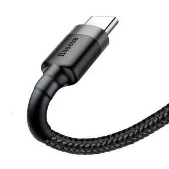 Baseus Datenkabel Cafule USB-C 3m 2A grau-schwarz Baseus Datenkabel Cafule USB-C 3m 2A grau-schwarz
