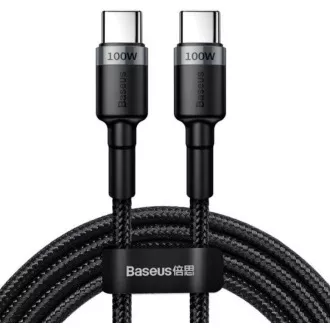 Baseus Cafule USB-C PD2.0 100W 2m 20V 5A grau-schwarzes Datenkabel Baseus Cafule USB-C PD2.0 100W 2m 20V 5A grau-schwarzes Datenkabel